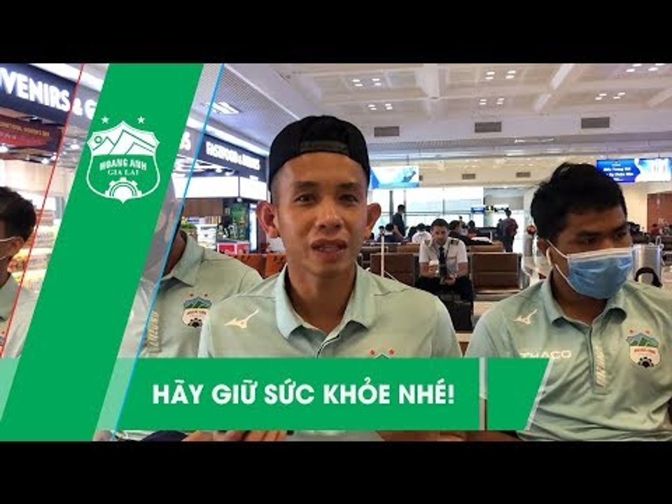 Hồng Duy và các cầu thủ HAGL chia sẻ cách phòng chống đại dịch COVID-19 l HAGL Media