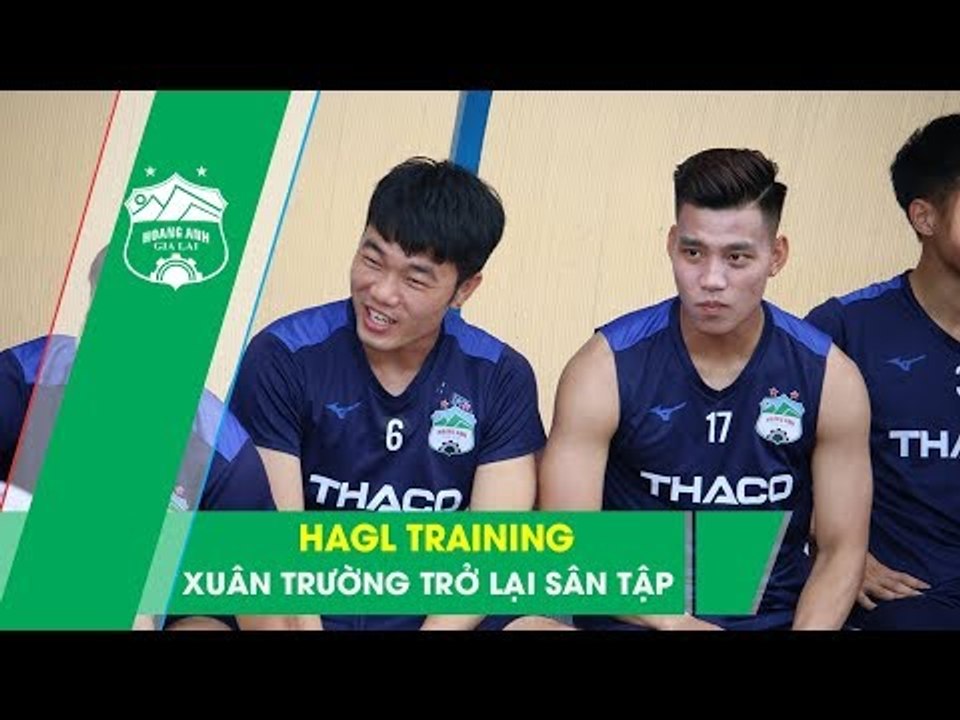 Xuân Trường, Tuấn Anh "vui như Tết" ở buổi tập trước đại chiến DNH Nam Định - HAGL | HAGL Media