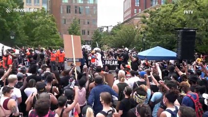 Thousands attend Black Lives Matter protest in New York's Washington Square Park
