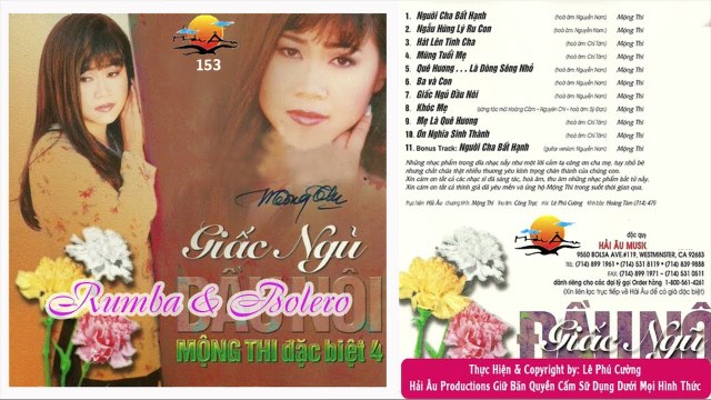 MỘNG THI ĐẶC BIỆT 4 - LK GIẤC NGỦ ĐẦU MÔI - NHẠC RUMBA BOLERO HẢI NGOẠI HAY NHẤT 2019