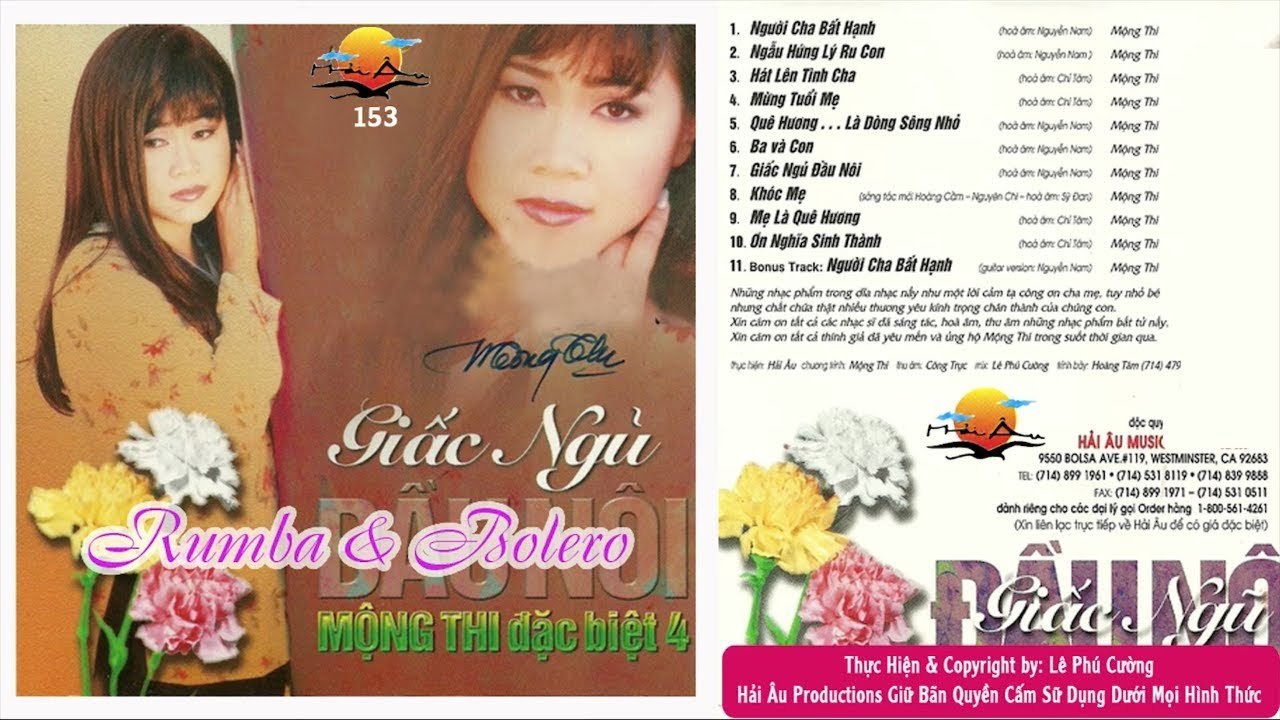 MỘNG THI ĐẶC BIỆT 4 - LK GIẤC NGỦ ĐẦU MÔI - NHẠC RUMBA BOLERO HẢI NGOẠI HAY NHẤT 2019