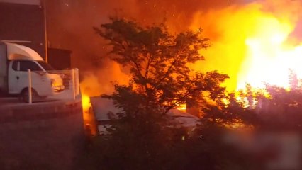 대구 마스크 부직포 공장 불...8시간 만에 진화 / YTN