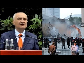 Report TV - Meta: Hetim ndërkombëtar për shembjen e teatrit kombëtar