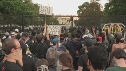 Las protestas por la violencia policial en EE. UU. apuntan ahora a Trump