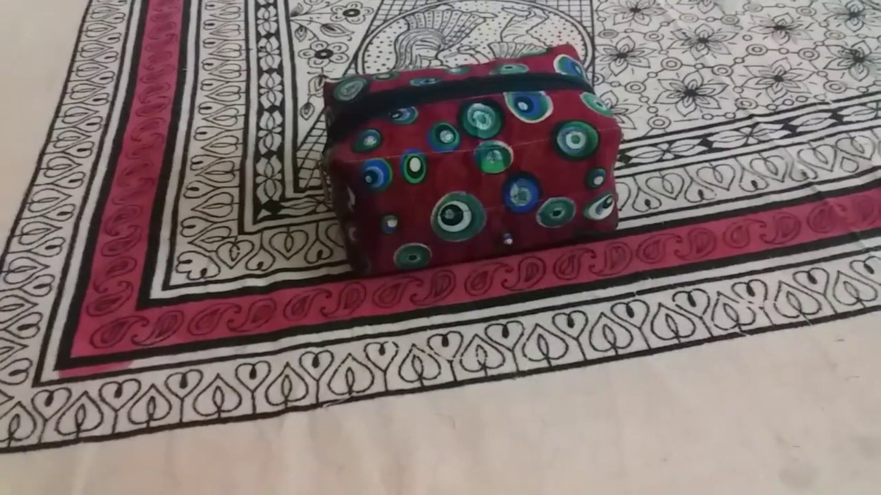 How to make a beautiful pouch in hindi. video Dailymotion