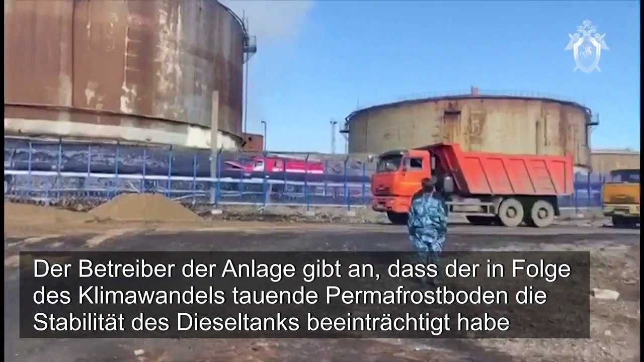 Ölpest in Russland nach Leck in Wärmekraftwerk