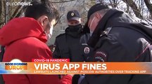 Coronavirus: Russia's tracking app sparks fury after mistakenly fining users