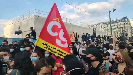 Une blanche de la CGT se fait virer de la manifestation pour Adama Traoré