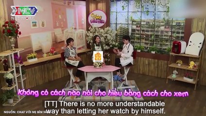 TRANG KHÀN TRANH CẢI VỚI MẸ BỈM SỮA