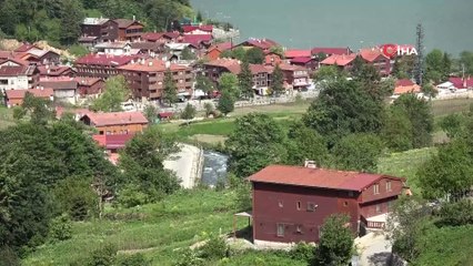 Dünyaca ünlü turizm merkezi Uzungöl ziyaretçilerini bekliyor