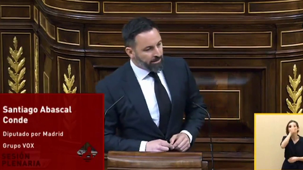 Santiago Abascal: "Gritar '¡Viva el 8M!' en este contexto es como gritar '¡Viva la enfermedad y viva la muerte!'"