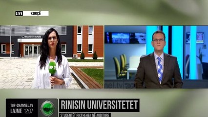 Rinisin universitete/ Studentët rikthehen në auditore