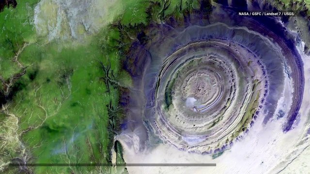 'Earth's Bullseye' is a Giant, Geological Wonder That Stuns From Space
