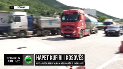 Tải video: Hapet kufiri i Kosovës/ Mijëra automjete në kufirin mes Shqipërisë dhe Kosovës