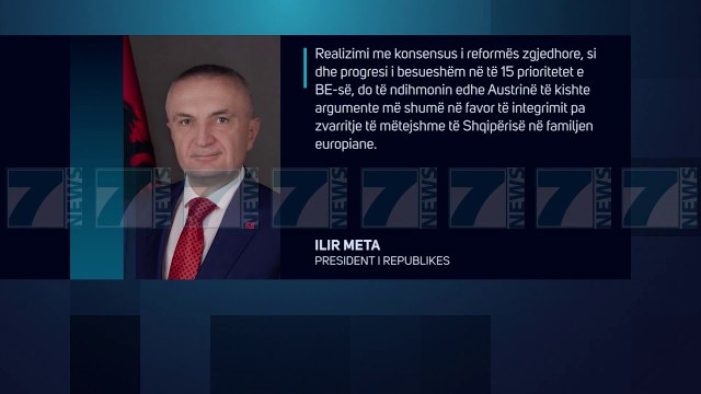 META «KONSENSUS PER ZGJEDHOREN», RAMA «E BEME PJESEN TONE» - News, Lajme - Kanali 7