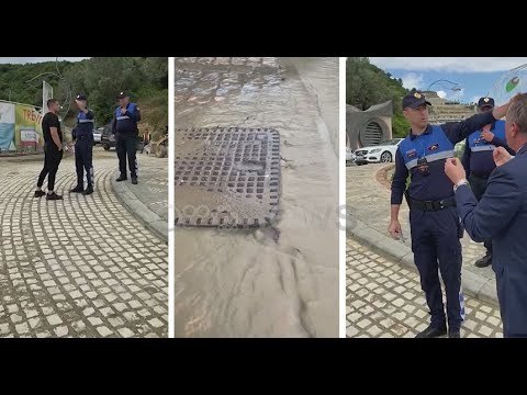 Ora News - Ujërat e zeza dalin mbi rrugë, banorët e Kodrës së Diellit në protestë, ndërhyn policia