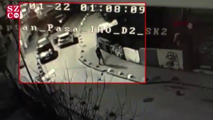 Beyoğlu'nda çete savaşları güvenlik kamerasında