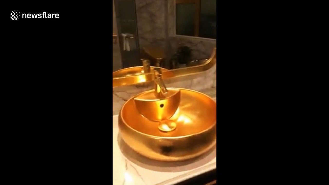 Take a walk through this luxury Hanoi apartment complex where the interiors are paved with gold