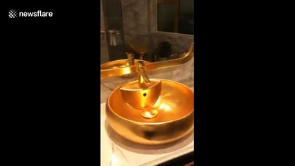 Take a walk through this luxury Hanoi apartment complex where the interiors are paved with gold