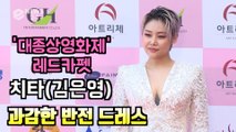 ′대종상 영화제 레드카펫′ 치타 아닌 신인 배우 김은영, 과감한 반전 드레스