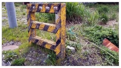 Ligne abandonnée visite de la station Taura trace de ligne abandonnée/廃線探訪　田浦駅廃線跡