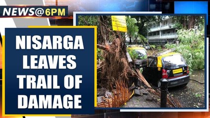 Cyclone Nisarga uproots trees, damages cars and buildings in Maharashtra| Oneindia News