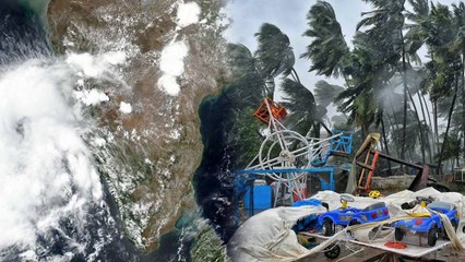 Cyclone Nisarga: கரையை கடந்த நிசார்கா..சூறைக் காற்றுடன் கனமழை