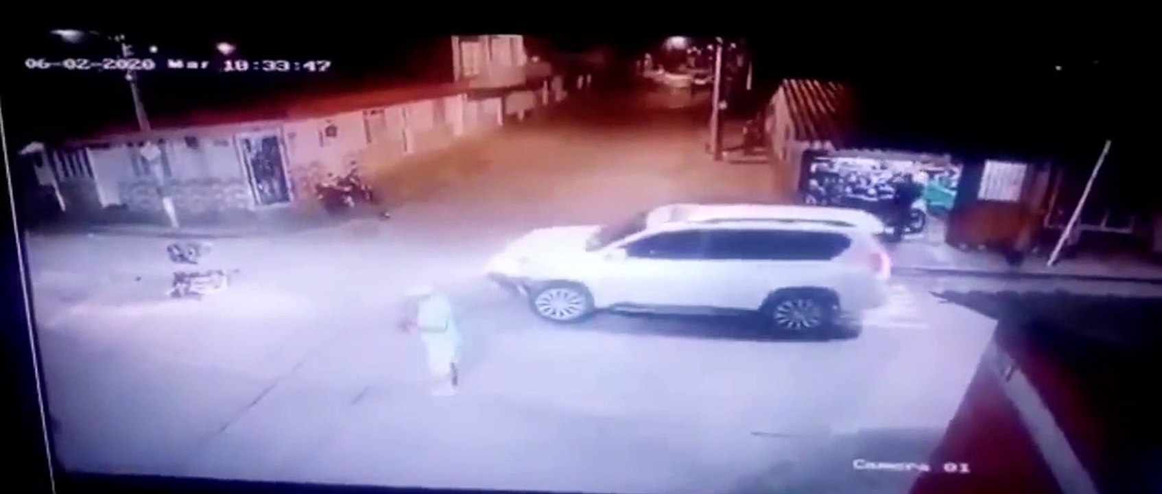 La Liendra atropella a un motociclista 