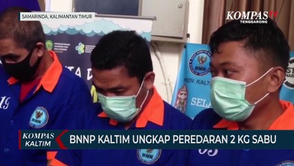 BNN Provinsi Kaltim Ungkap Peredaran 2 Kg Sabu