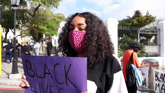 South Africans show solidarity with George Floyd and Black Lives Matter protests