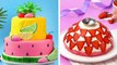 Beautiful Fruit Cake Decorating Ideas You May Not Know | So Yummy Fruit Cake Recipes | So Tasty