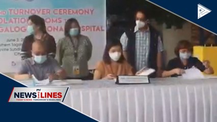 Bacoor LGU turns over new isolation rooms to Southern Tagalog Regional Hospital