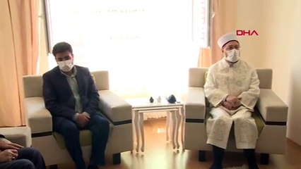 Diyanet İşleri Başkanı, Barış Çakan'ın ailesini ziyaret etti