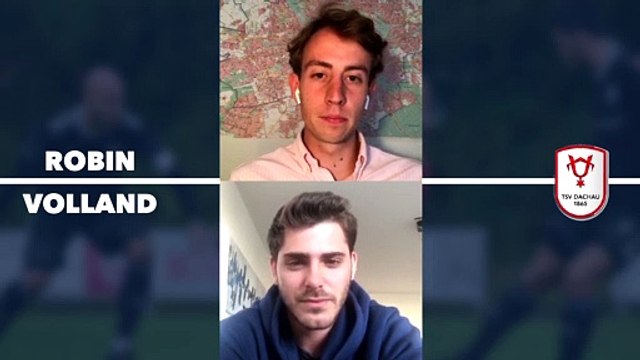 TSV Dachau 1865, Mediendesign-Studium und ein berühmter Name: Robin Volland im Live-Talk