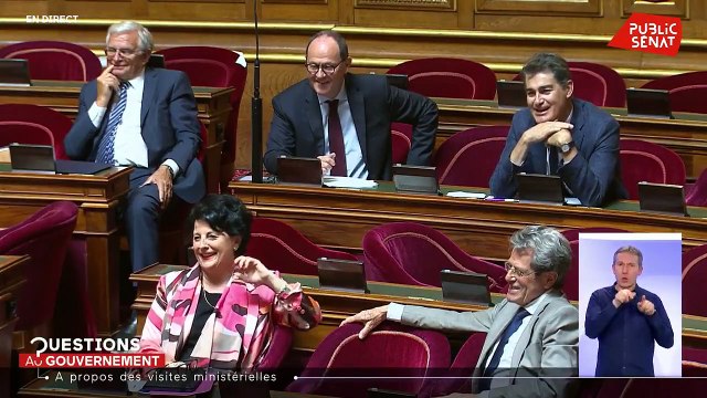 Des sénateurs LR quittent l'hémicycle en pleine séance de questions au gouvernement, mécontents de la réponse de Sibeth Ndiaye - VIDEO