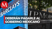 JP Morgan y Barclays pagarán 20.7 mdd por haber manipulado bonos en México