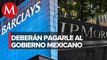 JP Morgan y Barclays pagarán 20.7 mdd por haber manipulado bonos en México