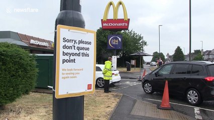 McDonalds in Derby turns customers away following warnings from police
