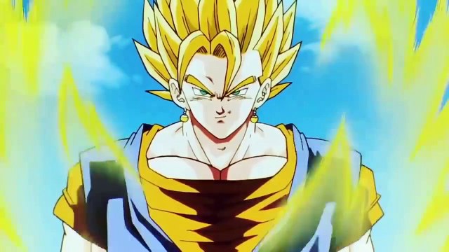 Super Saiyan Vegito vs Majin Buu, Vegito's overwhelming power, Vegito is absorbed by Buu (Eng Dub)