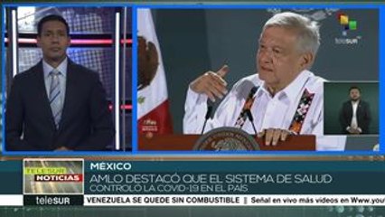 México: AMLO afirma que sistema de salud controló al COVID-19