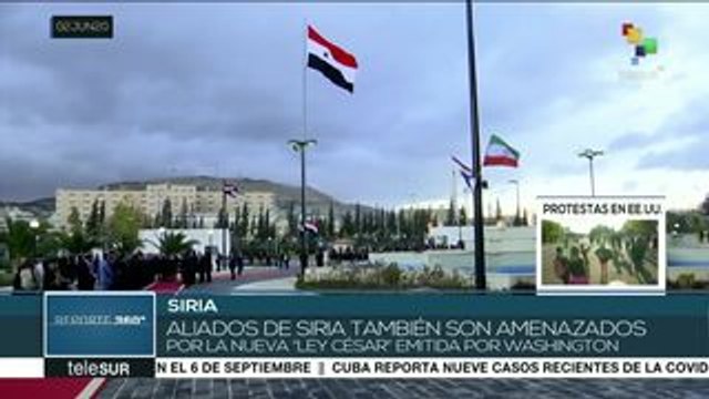 Nueva ley de EEUU impone nuevas sanciones al Gob. y empresas de Siria