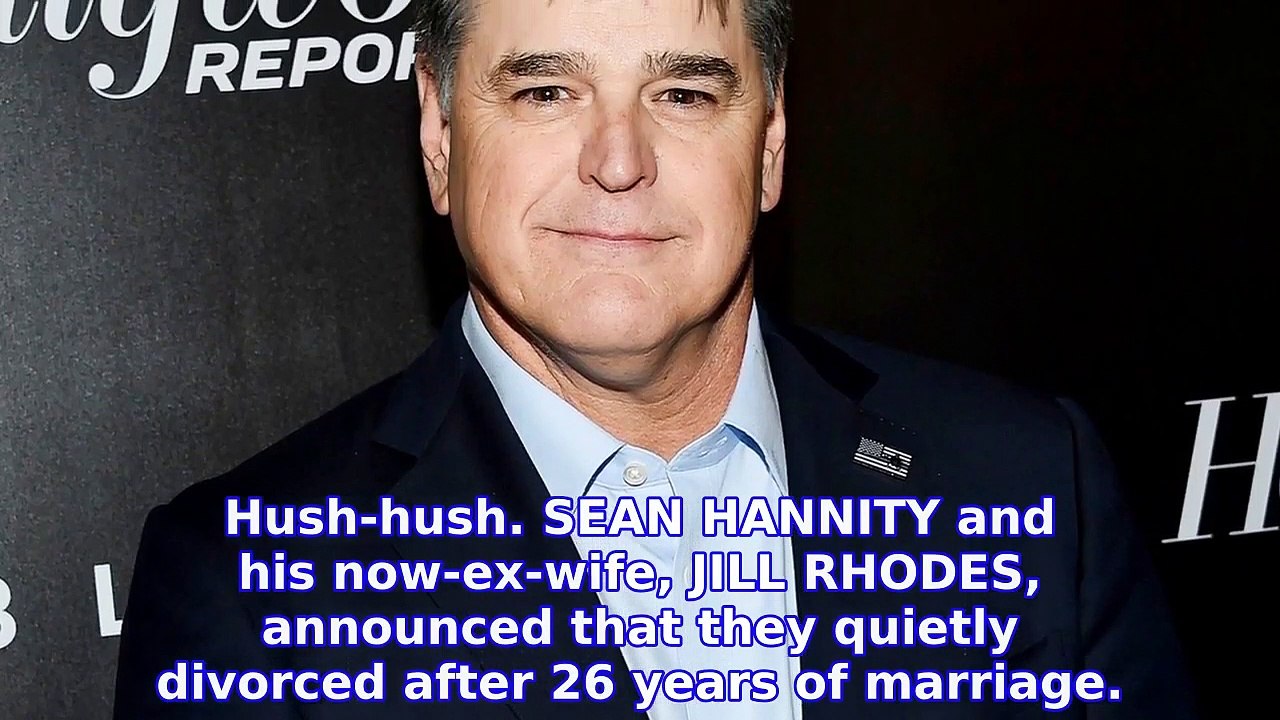 Fox News’ Sean Hannity and Wife Jill Rhodes Quietly Divorce video
