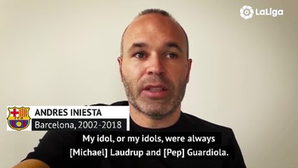 Barca legend Iniesta names Guardiola as one of his idols