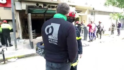 Así quedó el local que explotó en Villa Crespo