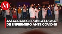 Homenajean a enfermero que falleció por coronavirus en hospital de Tijuana