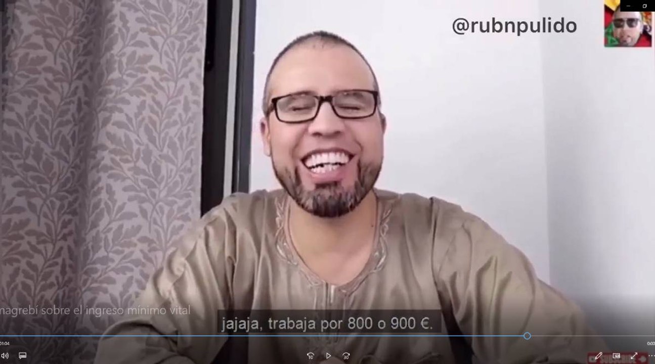 Un marroquí se ríe del sueldo que cobrará gracias a 'la paguita'