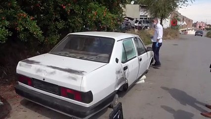 Böyle hırsızlık görülmedi, Park Halindeki Aracın 4 Lastiği Çalındı