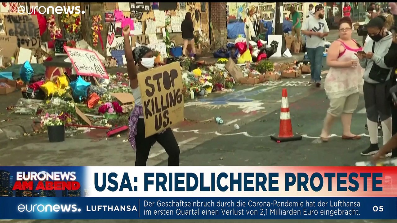 Proteste gegen Rassismus in Europa - Euronews am Abend 03.06.
