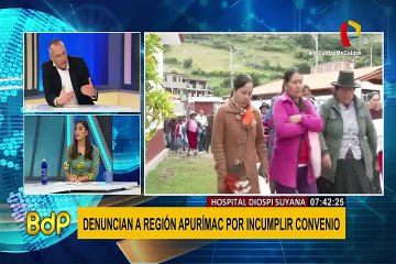 Hospital misionero denuncia por incumplimiento de convenio a autoridades de la región Apurímac