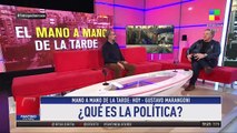 El politólogo Gustavo Marangoni en el mano a mano de la tarde